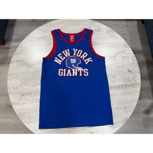 Nike NFL New York Giants Tank Top Blue Red Logo | Unisex Small